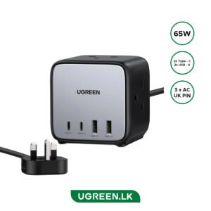 UGREEN 65W 7 Ports DigiNest Cube With UK Pin Power Strip Charging Station