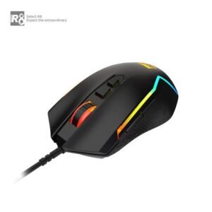 R8 7D Wired Gaming Mouse RGB Lighting (G203) - Black