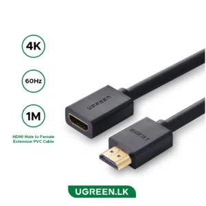 UGREEN 1 Meter 4K@60hz HDMI Male to Female Extension Cable
