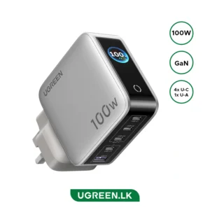 UGREEN 100W Nexode Pro 5-Port GaN Fast Charger with Smart Display UK