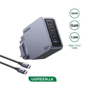 UGREEN 160W Nexode Pro GaN Fast Charger With Type-c to Type-c Cable