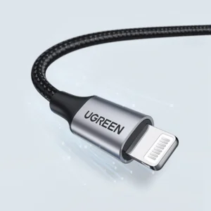 UGREEN 2 Meter MFi Certified USB to Lightning 2.4A Nylon Braided Cable