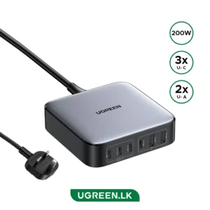 UGREEN 200W GaN 4*Type-C, 2*USB Ports Desktop Charger