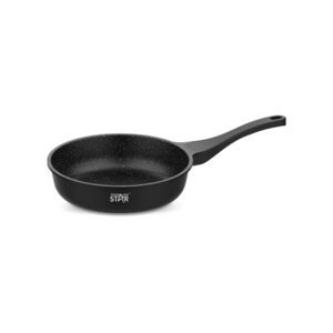 Winning Star ST-5201 24cm Aluminum Non-Stick Round Granite Pan Black Color