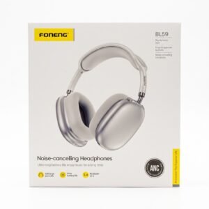 Noise Canseling Bluetooth Headset (Silver) | BL 59ANC